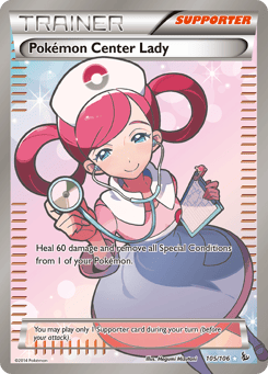 Pokémon Center Lady Flashfire #105