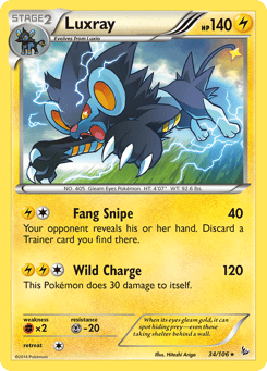Luxray Flashfire #34
