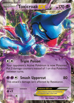 Toxicroak-EX Flashfire #41