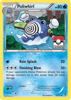 Poliwhirl Furious Fists #16