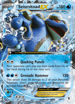 Seismitoad-EX Furious Fists #20