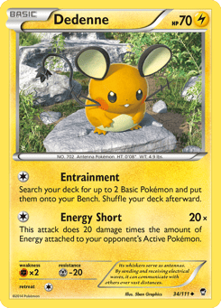 Dedenne Furious Fists #34