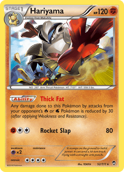 Hariyama Furious Fists #52