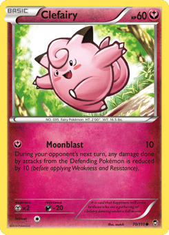 Clefairy Furious Fists #70