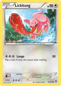 Lickitung Furious Fists #78