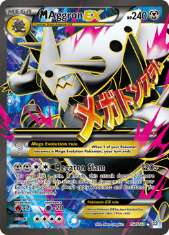 M Aggron-EX Primal Clash #154