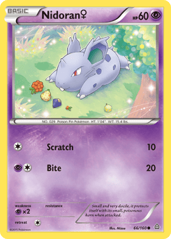 Nidoran ♀ Primal Clash #66