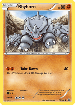 Rhyhorn Primal Clash #74