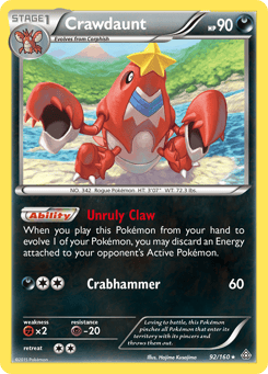 Crawdaunt Primal Clash #92