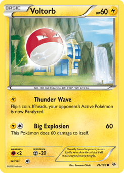 Voltorb Roaring Skies #21