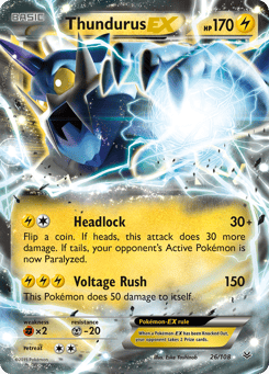 Thundurus-EX Roaring Skies #26