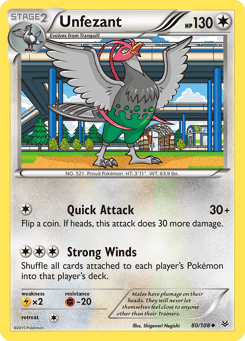 Unfezant Roaring Skies #80