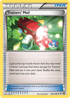 Trainers' Mail Roaring Skies #92a