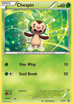 Chespin XY Black Star Promos #XY01