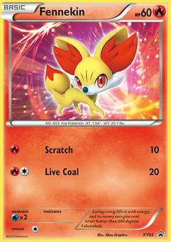 Fennekin XY Black Star Promos #XY02