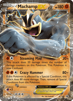 Machamp-EX XY Black Star Promos #XY108