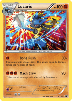 Lucario XY Black Star Promos #XY140