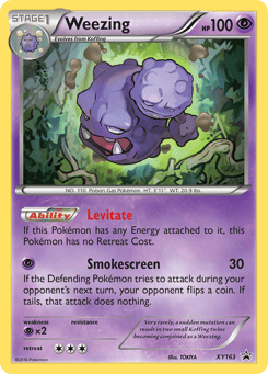 Weezing XY Black Star Promos #XY163