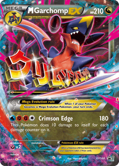 M Garchomp-EX XY Black Star Promos #XY168