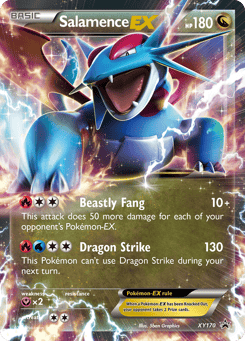Salamence-EX XY Black Star Promos #XY170