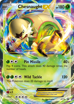 Chesnaught-EX XY Black Star Promos #XY18