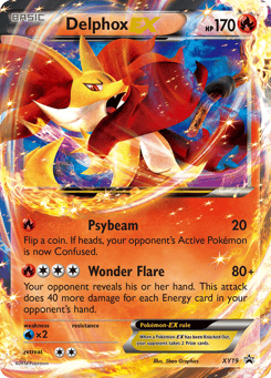 Delphox-EX XY Black Star Promos #XY19