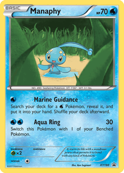 Manaphy XY Black Star Promos #XY190