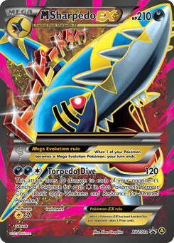 M Sharpedo-EX XY Black Star Promos #XY200a