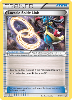 Lucario Spirit Link XY Black Star Promos #XY211