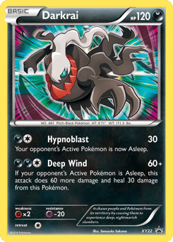 Darkrai XY Black Star Promos #XY22
