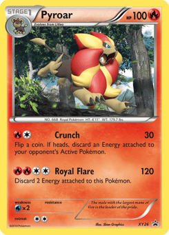 Pyroar XY Black Star Promos #XY26
