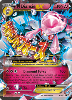 M Diancie-EX XY Black Star Promos #XY44