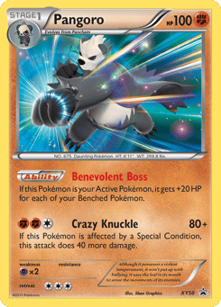 Pangoro XY Black Star Promos #XY50