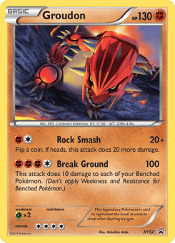 Groudon XY Black Star Promos #XY52