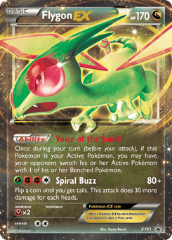Flygon-EX XY Black Star Promos #XY61