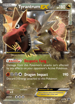 Tyrantrum-EX XY Black Star Promos #XY70