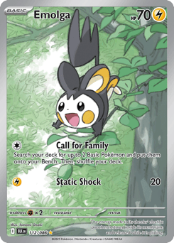 Emolga Black Bolt #112
