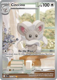 Cinccino Black Bolt #153