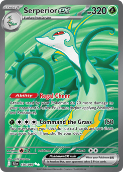 Serperior ex Black Bolt #156