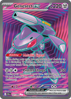 Genesect ex Black Bolt #161