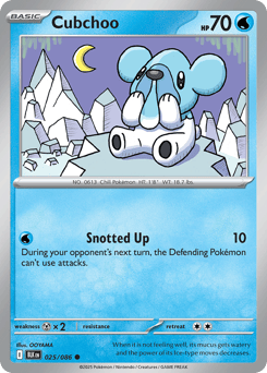 Cubchoo Black Bolt #25