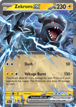Zekrom ex Black Bolt #34