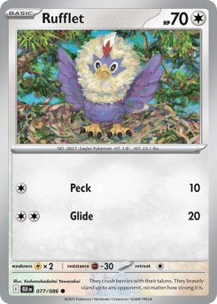 Rufflet Black Bolt #77
